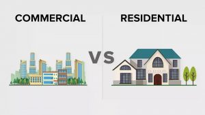 commercial instead of residential