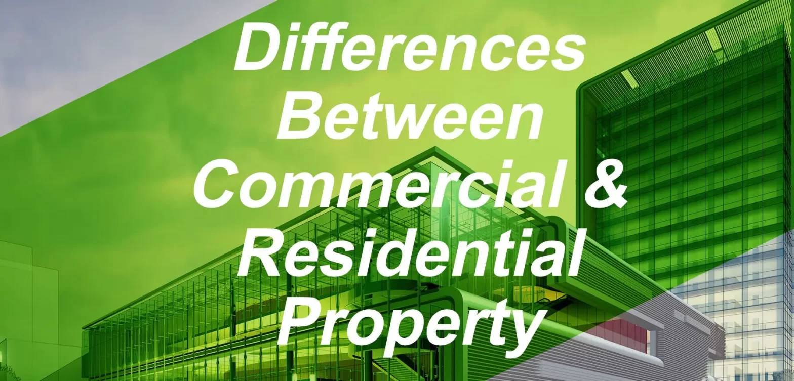 What is the difference between residential and commercial building?